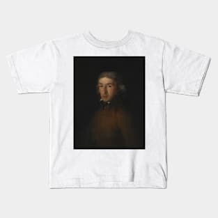 Portrait of Leandro Fernandez Moratin by Francisco Goya Kids T-Shirt